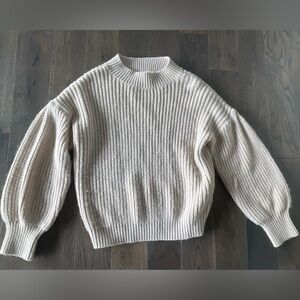 GB Girls Cute  ivory warm sweater.